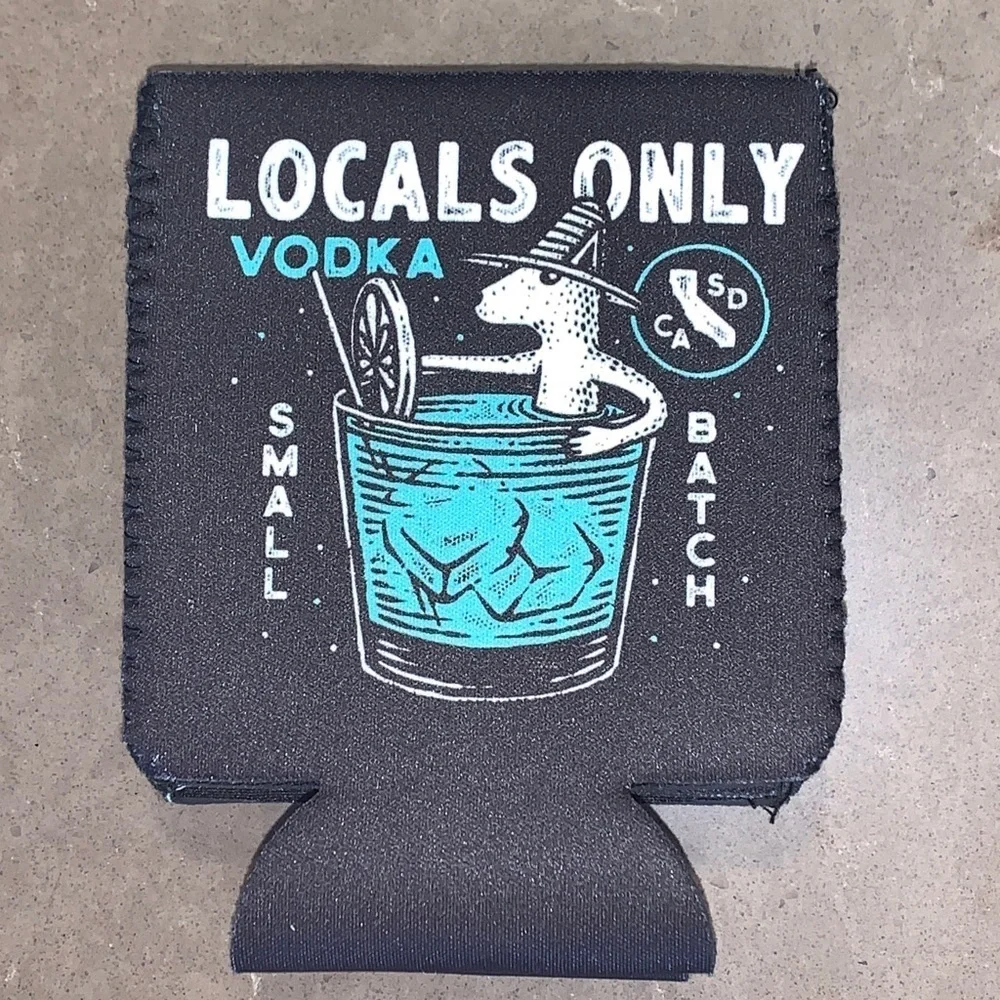 Final $ Lot of 6 NWOT Locals Only Vodka 4” Koozies